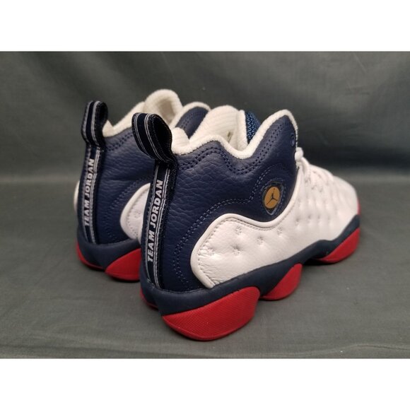 Nike Boys Jordan Jumpman Team II (GS) 2016 OG White Blue Size 5 DISPLAY MODEL! - Picture 9 of 12